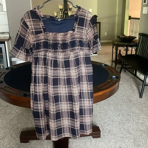 plaid babydoll dress Green Plaid Bow Tie Babydoll Dress  Moda Boutique
